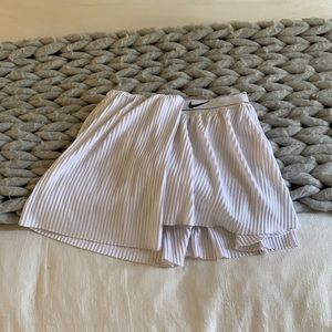 White Nike pleated tennis skirt